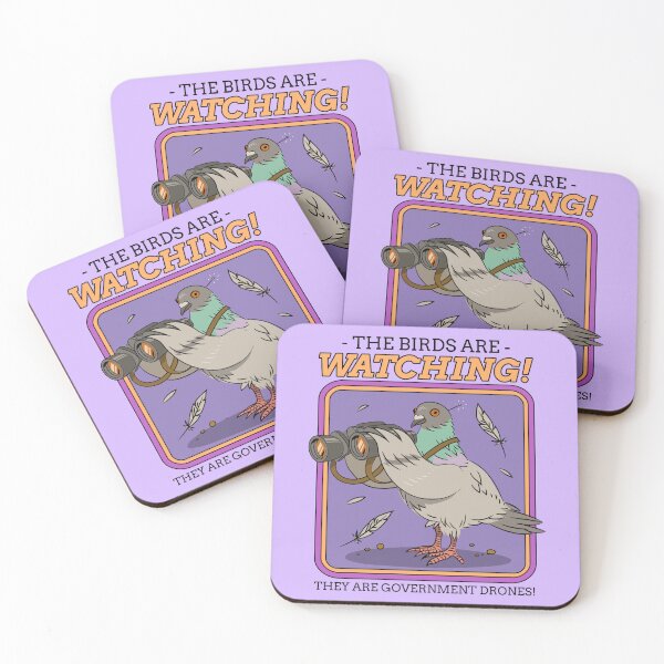 Item preview, The Birds Are Watching - Government Drones Pigeon designed and sold by chatzous.