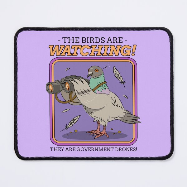 Item preview, The Birds Are Watching - Government Drones Pigeon designed and sold by chatzous.