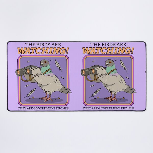 Item preview, The Birds Are Watching - Government Drones Pigeon designed and sold by chatzous.