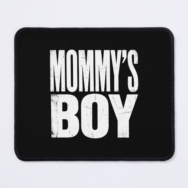 Item preview, Mommy's Boy Distressed Text Son Mother Love designed and sold by Flirt-Teez.