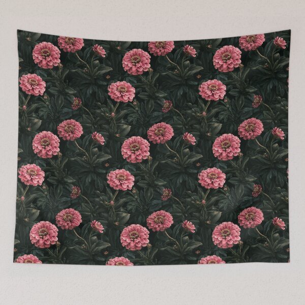 Item preview, Soft Zinnia Floral - Tropical Flower Pattern - Christmas Gifts For Him designed and sold by RoyalStarsPatts.