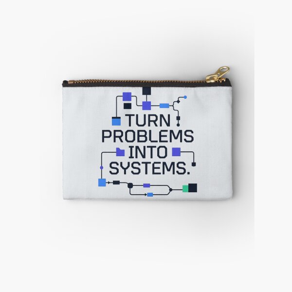 Item preview, Turn Problems into Systems Tech Developer Productivity Quote designed and sold by Amr Darwish Graphic designer.
