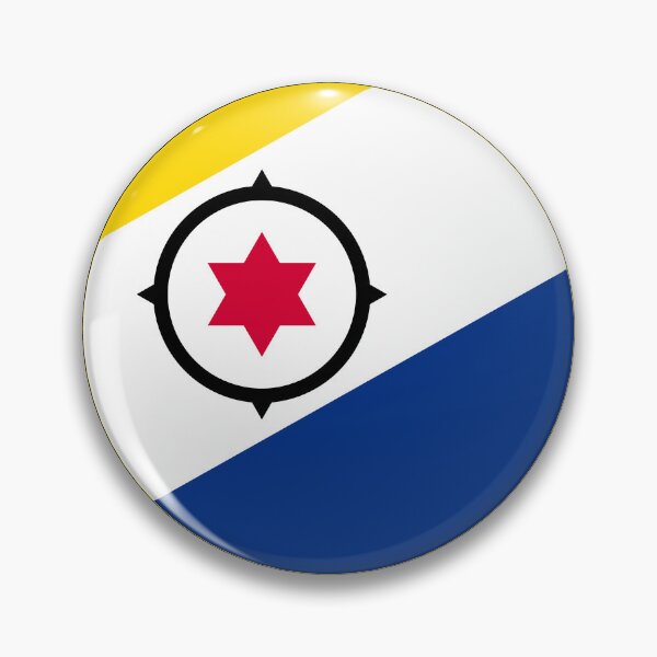 Item preview, Round Bonaire Flag Icon | Circular Bonairean Flag Button Element designed and sold by NTGUILTY.