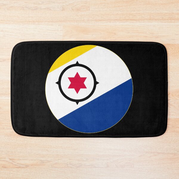 Item preview, Round Bonaire Flag Icon | Circular Bonairean Flag Button Element designed and sold by NTGUILTY.