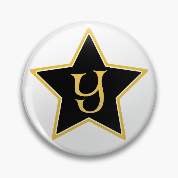 Item preview, Star Monogram Y Gold Black designed and sold by Jeallan Designs.