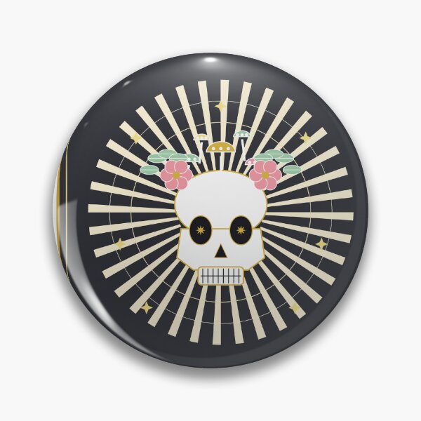 Item preview, The Overthinker Tarot Card - Vintage Occult Botanical Skull Floral Dark Academia designed and sold by GSideArtStore.