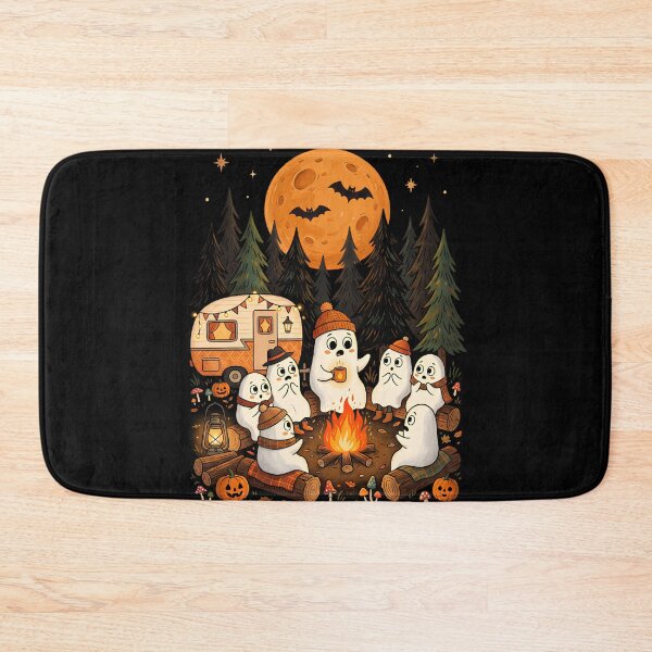 Item preview, Copy of Ghost Camping Under Full Moon - Spooky Halloween Campfire  designed and sold by w66aboo.