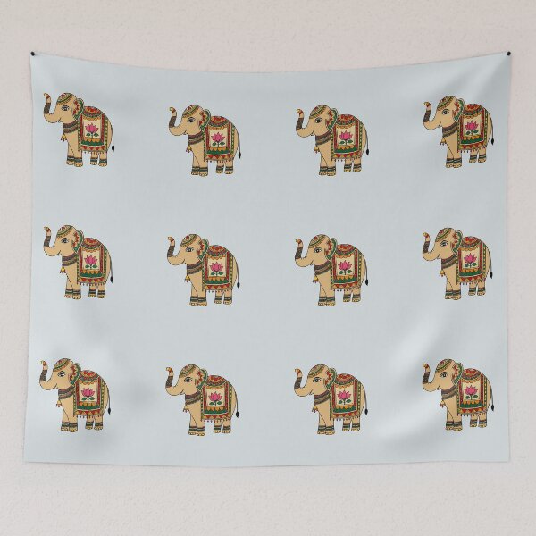 Item preview, Indian art style Elephant  designed and sold by Sakshipaintings.