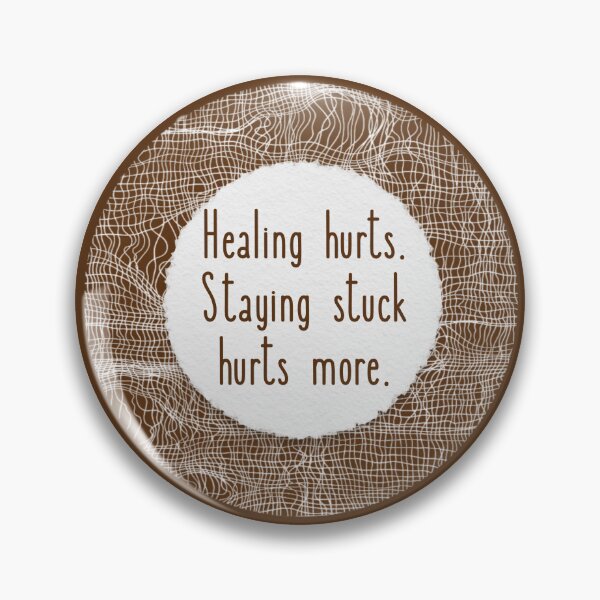 Item preview, Motivational Quote Healing Trauma Bronze designed and sold by TackyTime.