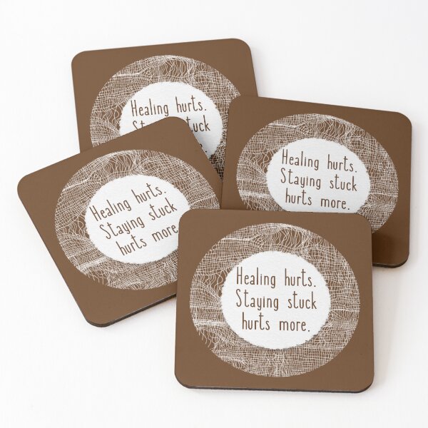 Item preview, Motivational Quote Healing Trauma Bronze designed and sold by TackyTime.