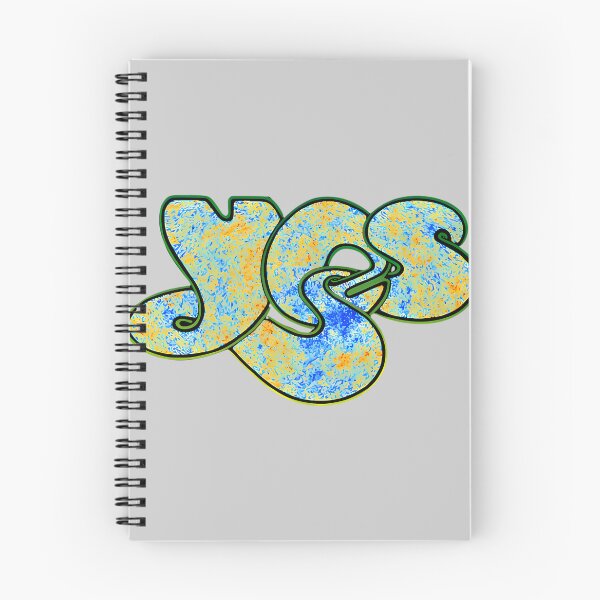 Item preview, Yes Band Logo  Speckled Blue  Gold Psychedelic Texture designed and sold by LenoreKulas.