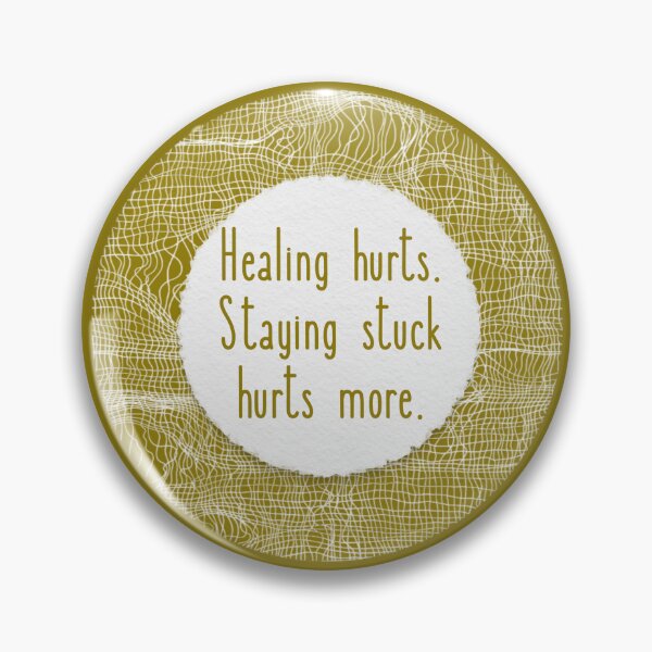 Item preview, Motivational Quote Healing Trauma Gold designed and sold by TackyTime.