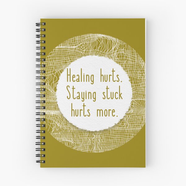 Item preview, Motivational Quote Healing Trauma Gold designed and sold by TackyTime.