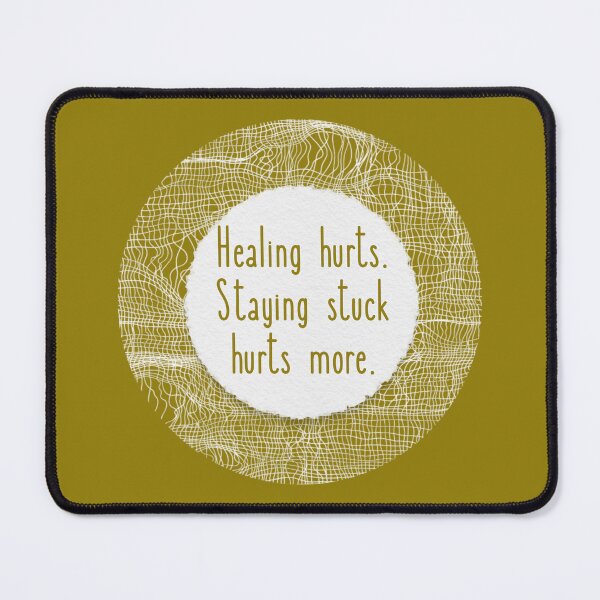 Item preview, Motivational Quote Healing Trauma Gold designed and sold by TackyTime.