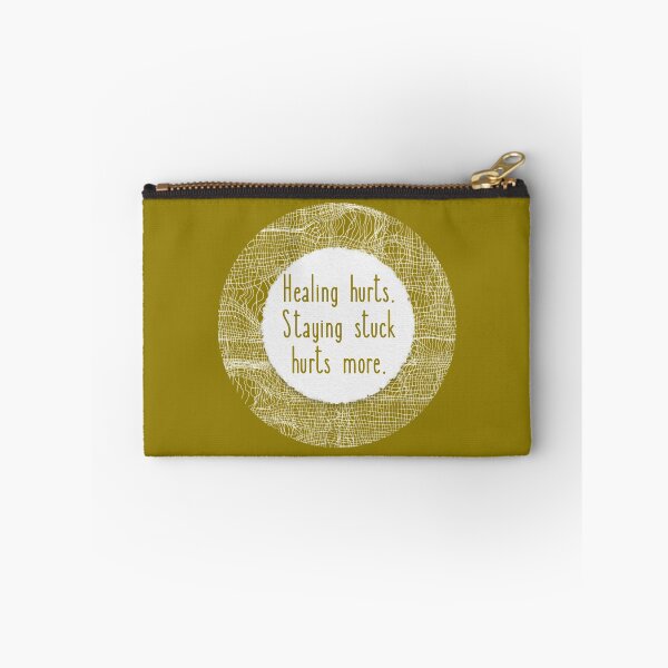 Item preview, Motivational Quote Healing Trauma Gold designed and sold by TackyTime.