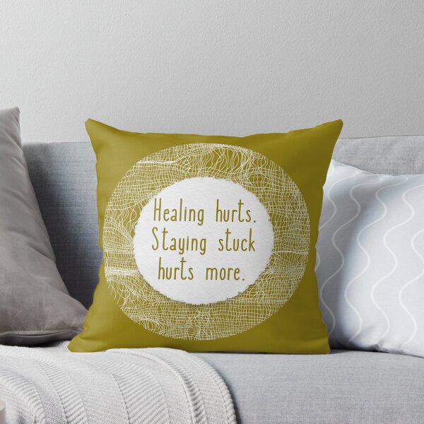 Item preview, Motivational Quote Healing Trauma Gold designed and sold by TackyTime.