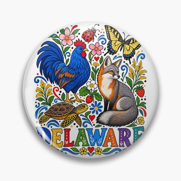 Item preview, Delaware Folk Art Wildlife Celebration designed and sold by taiche.