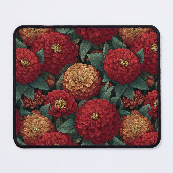 Item preview, Petaled Zinnia Texture  - Botanical Garden Pattern - Christmas Gifts For Women designed and sold by RoyalStarsPatts.
