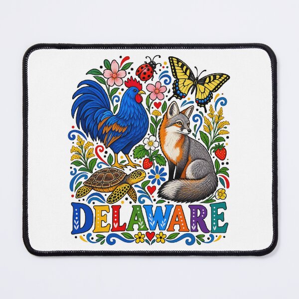 Item preview, Delaware Folk Art Wildlife Celebration designed and sold by taiche.