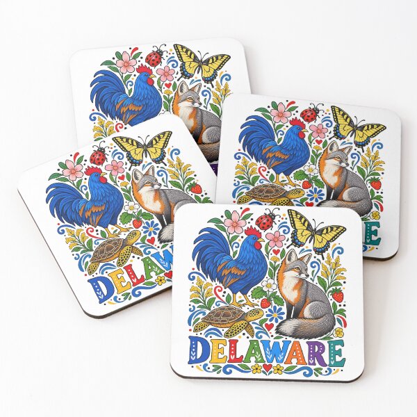 Item preview, Delaware Folk Art Wildlife Celebration designed and sold by taiche.
