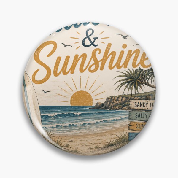 Item preview, Saltwater & Sunshine Australian Beach Life Retro Surf designed and sold by CartRex.