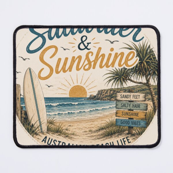 Item preview, Saltwater & Sunshine Australian Beach Life Retro Surf designed and sold by CartRex.
