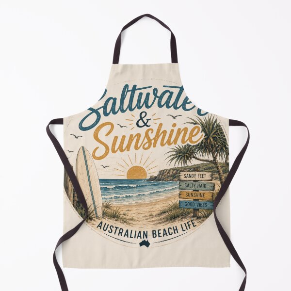 Item preview, Saltwater & Sunshine Australian Beach Life Retro Surf designed and sold by CartRex.