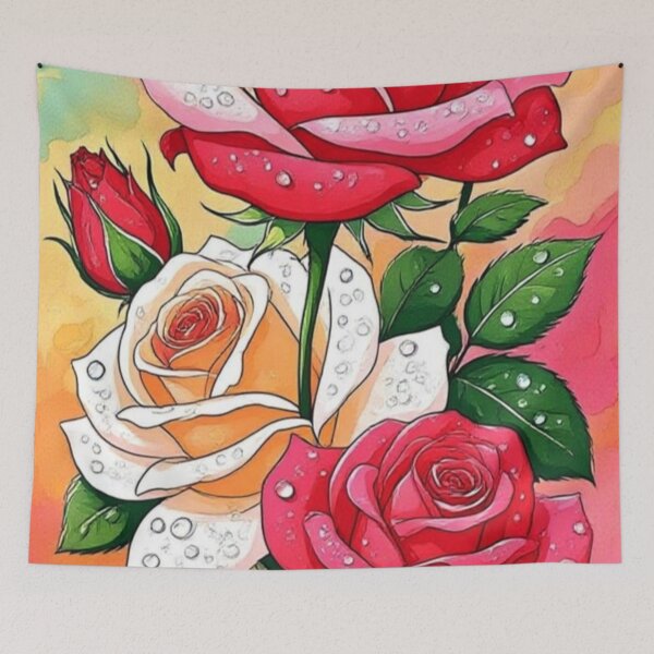 Item preview, Vibrant rose designed and sold by areezh.
