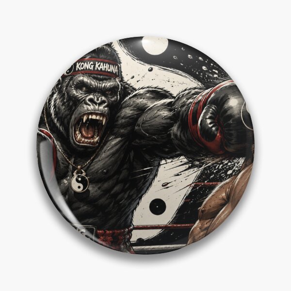Item preview, Kong Kahuna Yin yang Boxing gorilla- Knockout punch designed and sold by EterniaE.