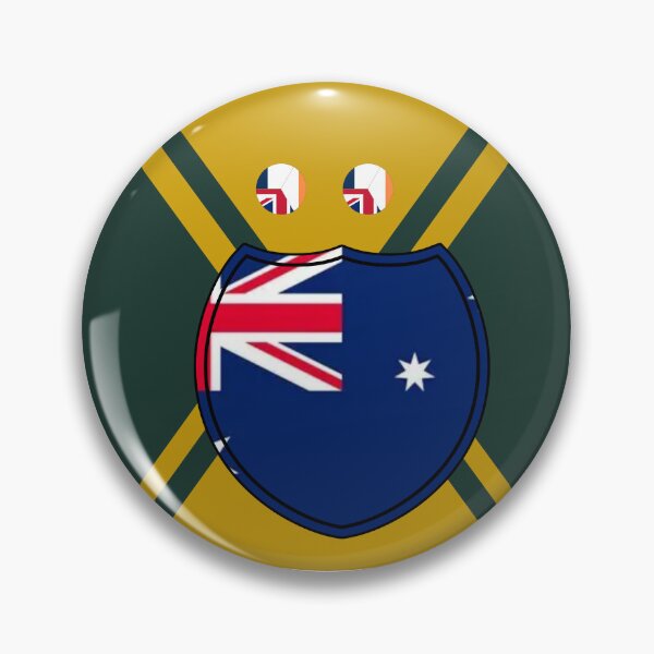 Item preview, Australia Wallabies 2x Rugby World Champions - Host Nations Crest designed and sold by p-Phictures4.