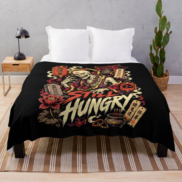 Item preview, Jikininki Undead Spirit Still Hungry Japanese Metal Shirt designed and sold by Tong4130.