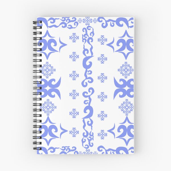 Item preview, Oriental Blue Damask Pattern with Decorative Swirls and Floral Geometric Ornaments designed and sold by Ei-Ei.
