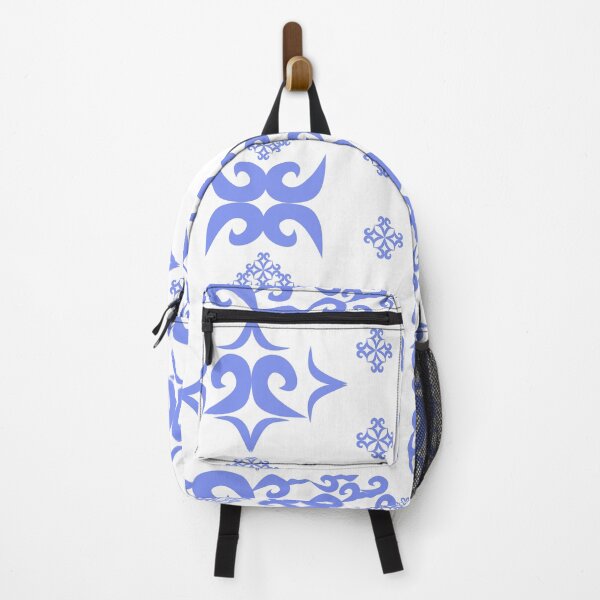 Item preview, Oriental Blue Damask Pattern with Decorative Swirls and Floral Geometric Ornaments designed and sold by Ei-Ei.