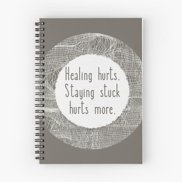 Item preview, Motivational Quote Healing Trauma Silver Gray designed and sold by TackyTime.