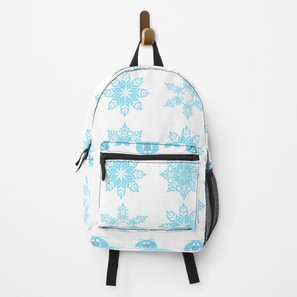 Item preview, Winter Snowflake Pattern with Decorative Top and Bottom Borders in Light Blue designed and sold by Ei-Ei.