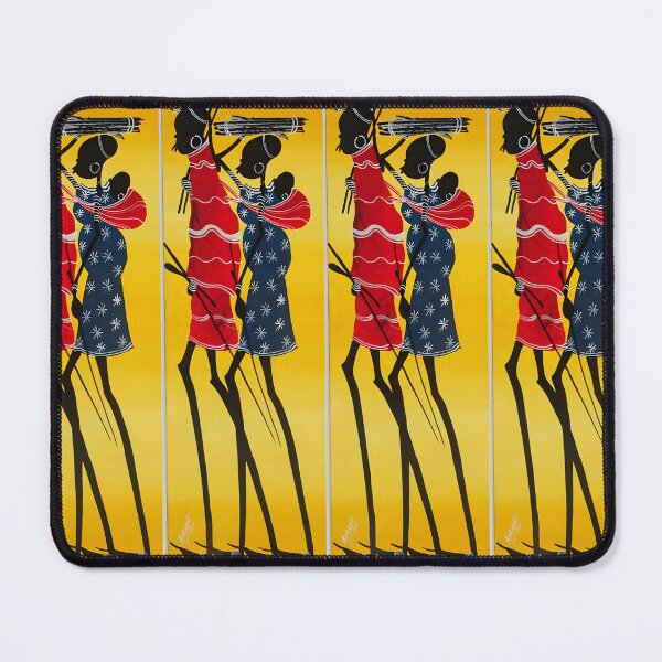 Item preview, Maasai Family Water color painting designed and sold by Joshuasanga76a.