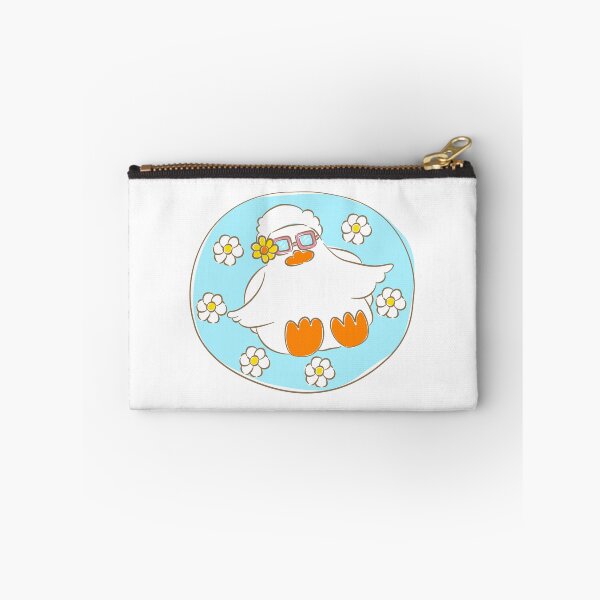 Item preview, Cool duck with sunglasses floating on blue swim ring designed and sold by Pe.peach.