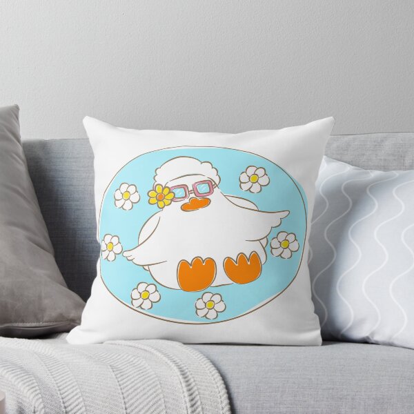 Item preview, Cool duck with sunglasses floating on blue swim ring designed and sold by Pe.peach.