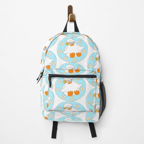 Item preview, Cool duck with sunglasses floating on blue swim ring designed and sold by Pe.peach.