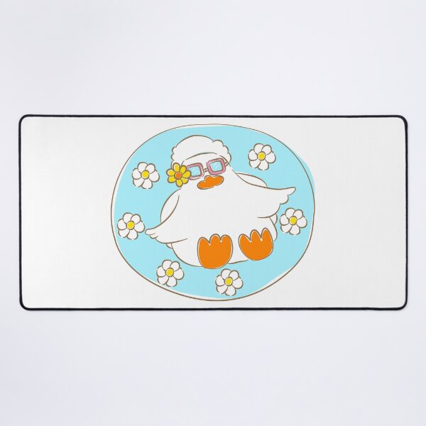 Item preview, Cool duck with sunglasses floating on blue swim ring designed and sold by Pe.peach.
