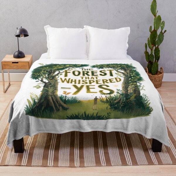 Item preview, The Forest That Whispered Yes designed and sold by catcurio.