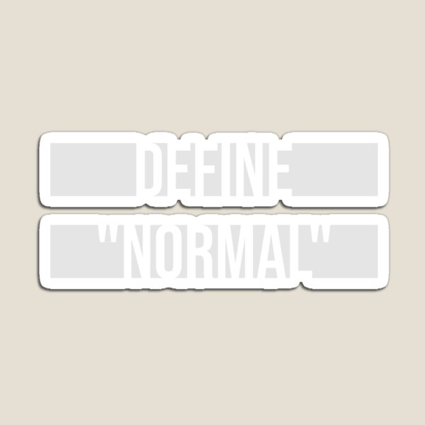 Item preview, Define Normal Sarcastic Funny Dictionary Text Logo designed and sold by shirt-o-mat.