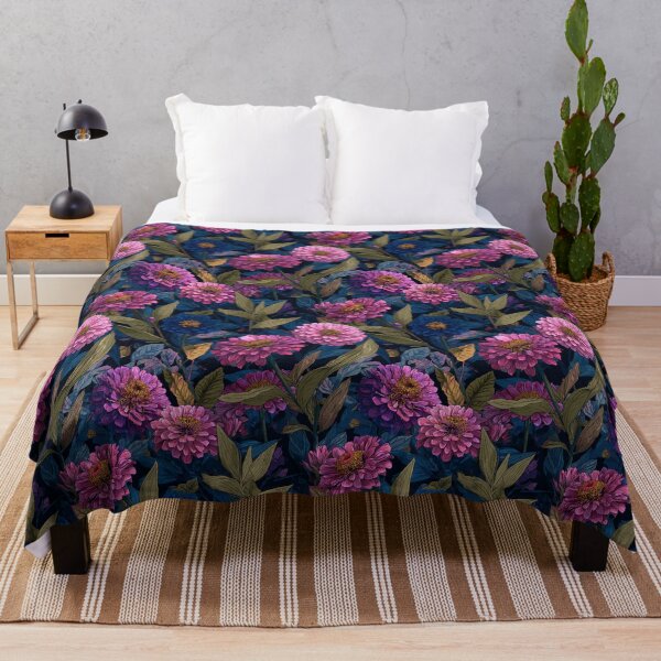 Item preview, Trendy Zinnia Floral - Flower Garden Pattern - Father'S Day Gift Ideas designed and sold by RoyalStarsPatts.