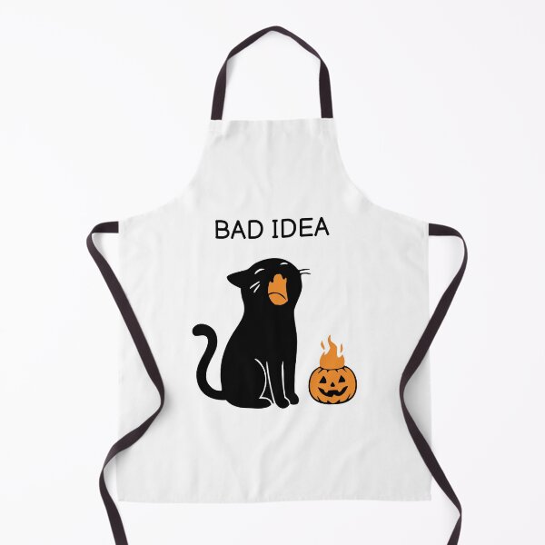 Item preview, Bad Idea Funny Halloween Black Cat  designed and sold by FUEGO & NOX.