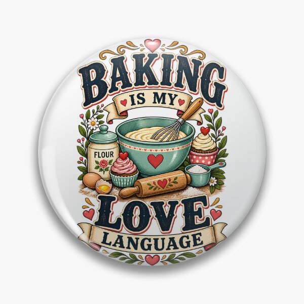 Item preview, Baking Is My Love Language Funny Baker designed and sold by Haji  Kamora.