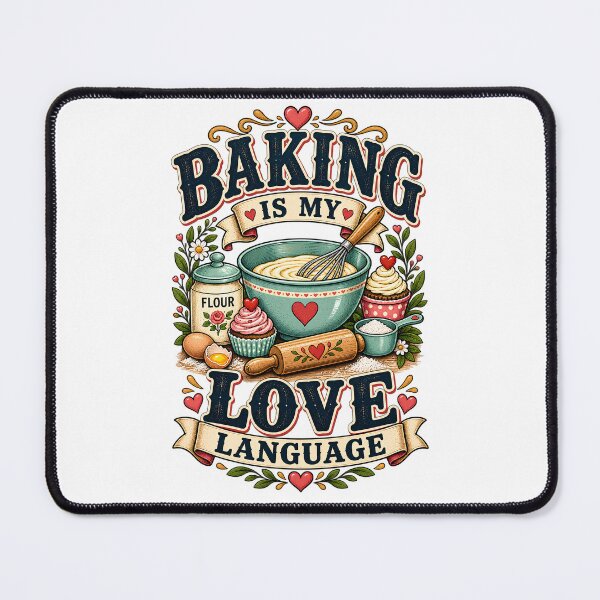 Item preview, Baking Is My Love Language Funny Baker designed and sold by Haji Kamora.
