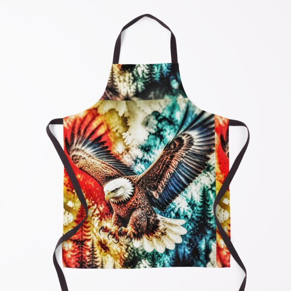 Item preview, Vibrant Watercolor Bald Eagle Art Print designed and sold by The Empire Of Digital Art..