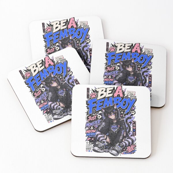 Item preview, Be a Femboy Cute Cat Anime Japanese Streetwear designed and sold by SoulTreasures.