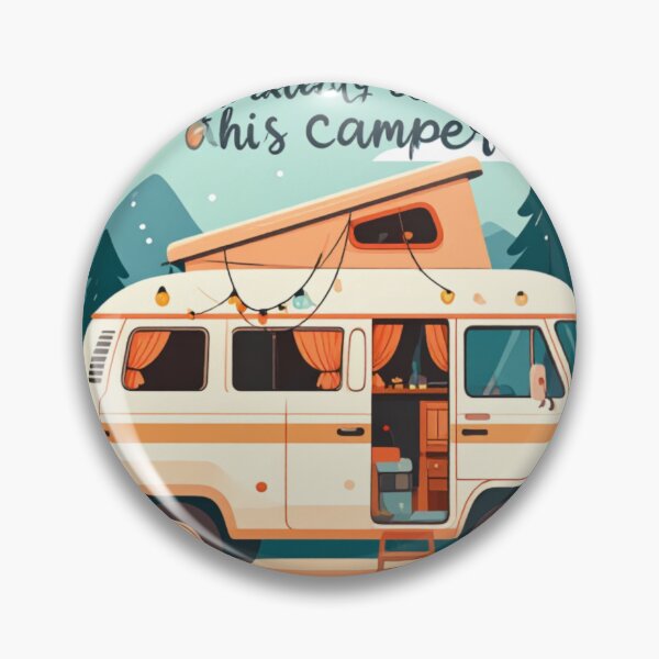 Item preview, Anxiety Built This Camper - Cute Vintage Retro Van Life designed and sold by NeonSketch Lab.