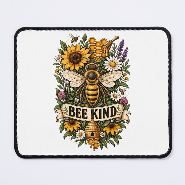 Item preview, Bee Kind Vintage Honeybee Nature designed and sold by Haji Kamora.